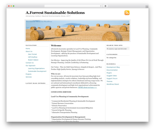 Neoclassical WordPress theme - firehydra.com