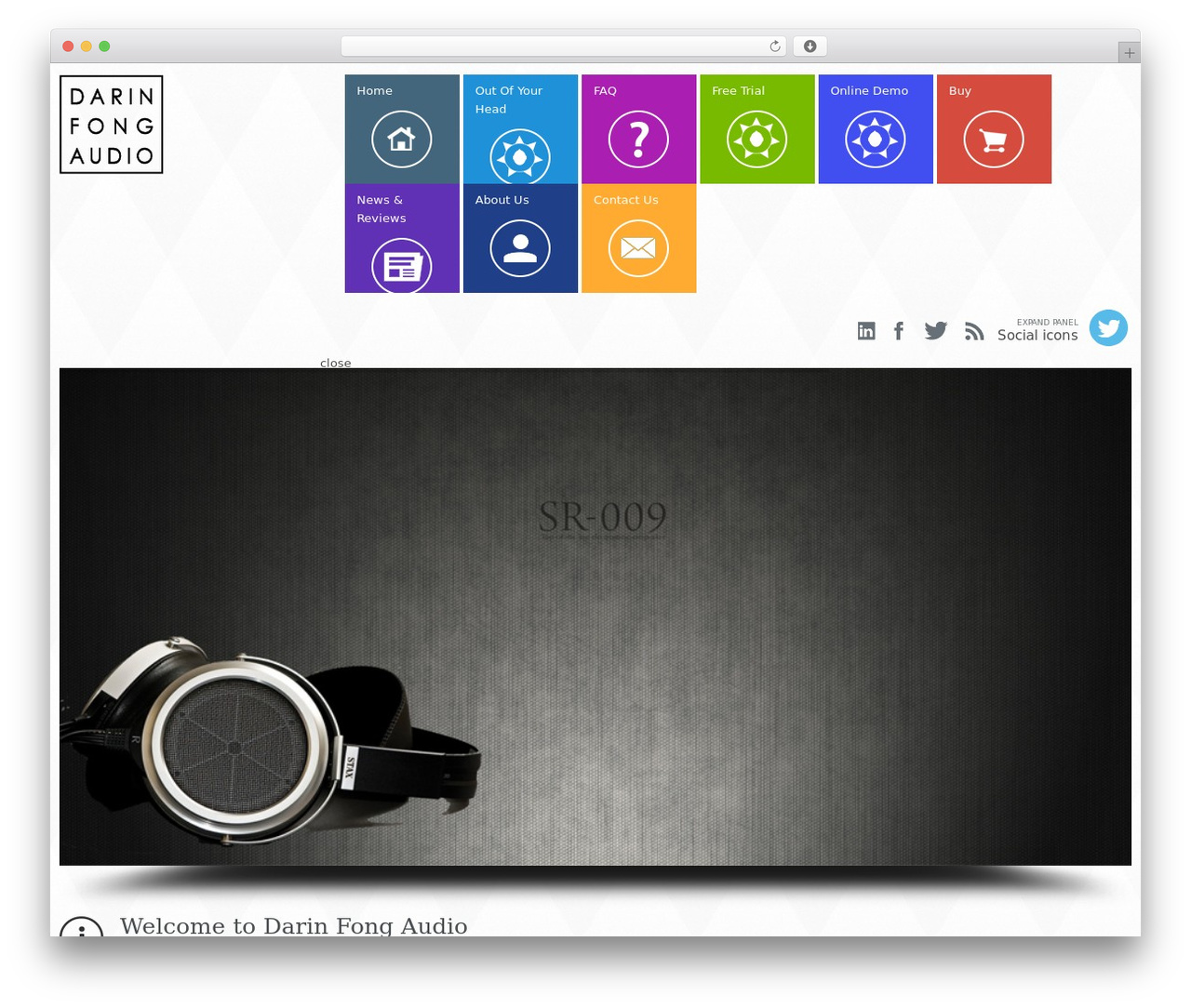 OneTouch theme WordPress - fongaudio.com