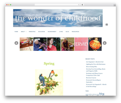 Yd recent posts widget WordPress plugin - thewonderofchildhood.com