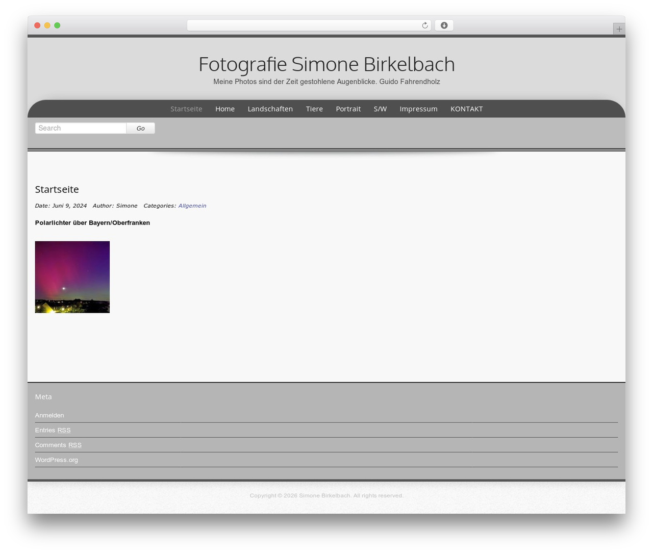 Preference Lite WordPress theme - fotografie-birkelbach.com