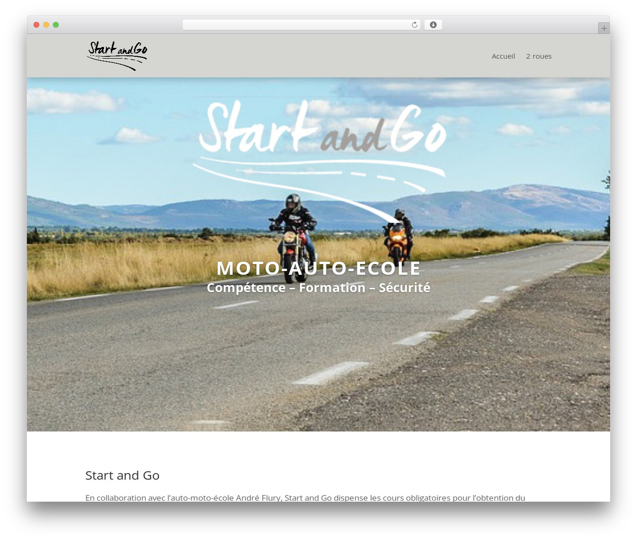 Theme WordPress Divi - startandgo.ch