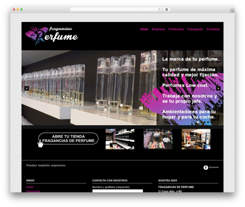 Theme WordPress Yourself - fraganciasdeperfume.com