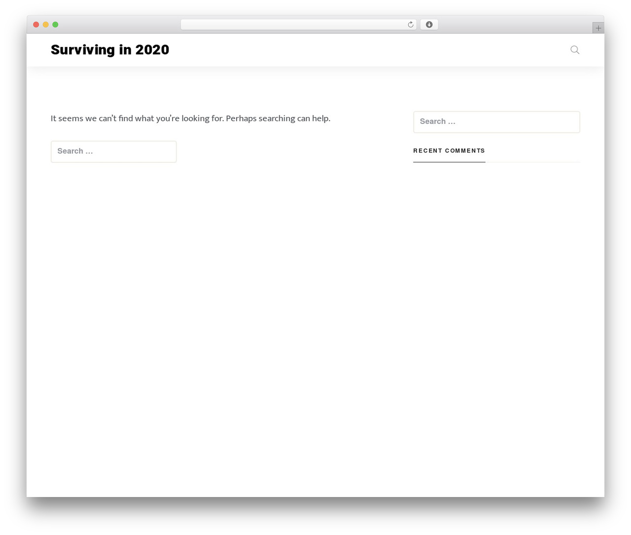 Typer theme WordPress - survivingin2020.com