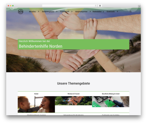 Wordpress eye able assistant WordPress plugin - behindertenhilfe-norden.de