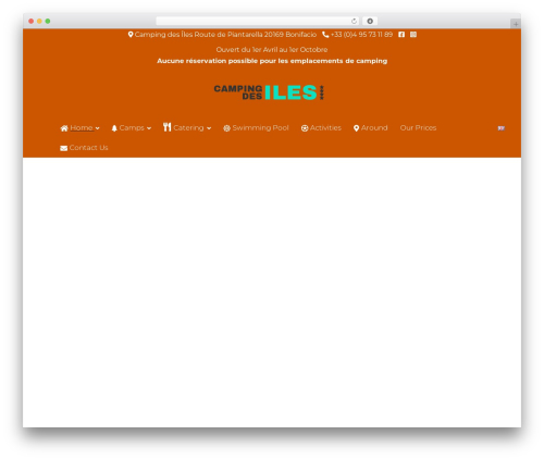 WordPress theme 6temflex - camping-desiles.com