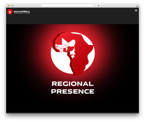 WordPress theme North - maxafrica.com