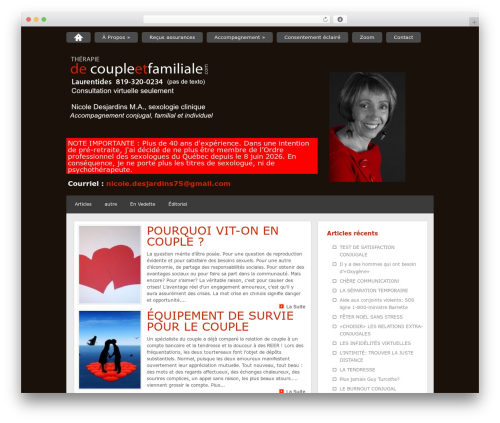 WordPress theme Quadro - therapiedecoupleetfamiliale.com