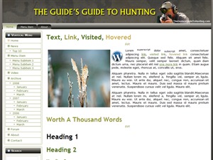 WordPress theme theguide by Verga Theme Team