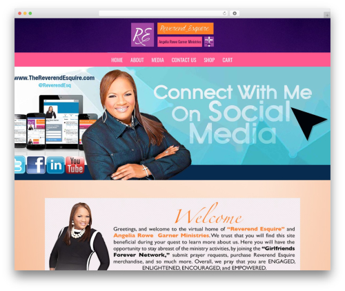 WordPress theme Venus - thereverendesquire.com