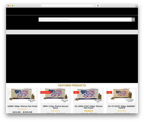 WordPress website theme Custom Theme - theammostore.com