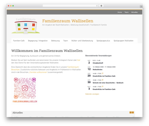 Booking calendar com WordPress plugin - familienraumwallisellen.ch