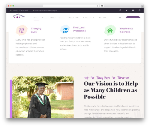 Asting WordPress theme - kisumuchildren.org.uk