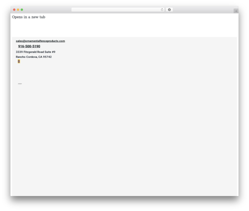 Wemanage app worker WordPress plugin - ornamentalfenceproducts.com
