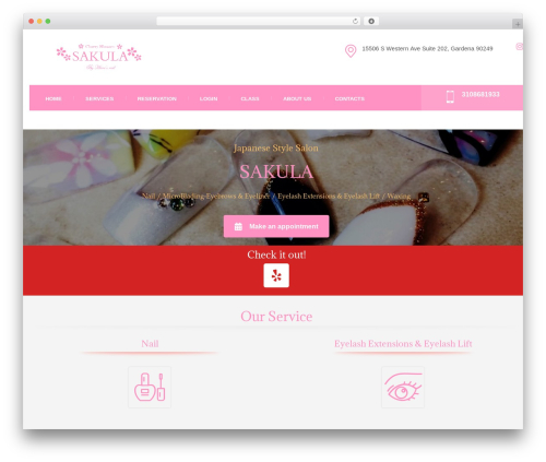 Salon booking plugin pro WordPress plugin - sakula.salon