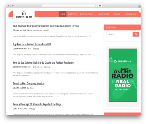 Makeup Lite WordPress theme - sunny103fm.com Makeup Lite WordPress theme - sunny103fm.com