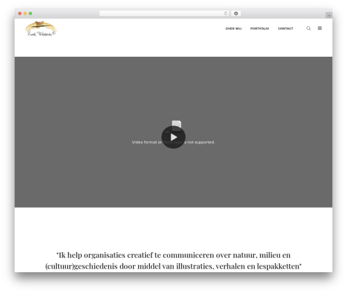 Shutter WordPress theme - ruthfrederiks.nl