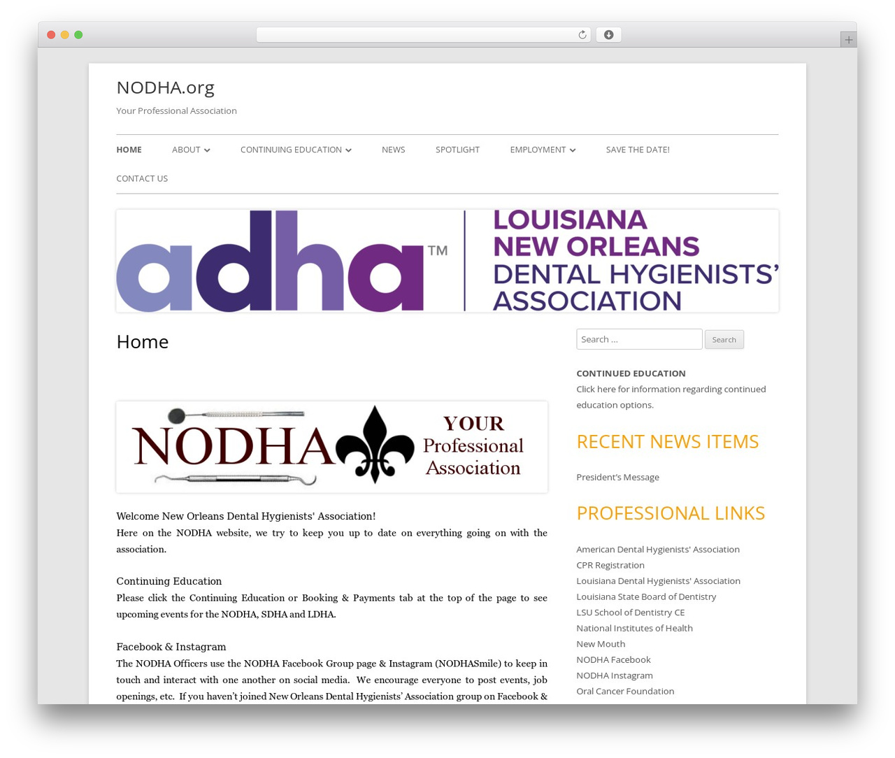 Tiny Forge theme WordPress - nodha.org