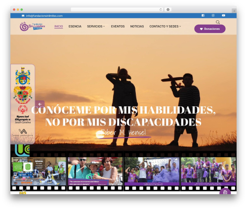 Asting WordPress theme - fundacionsinlimites.com