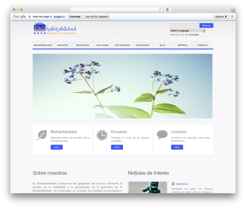 Best WordPress theme WordPress Theme 1322 - biohabitabilidad.cat