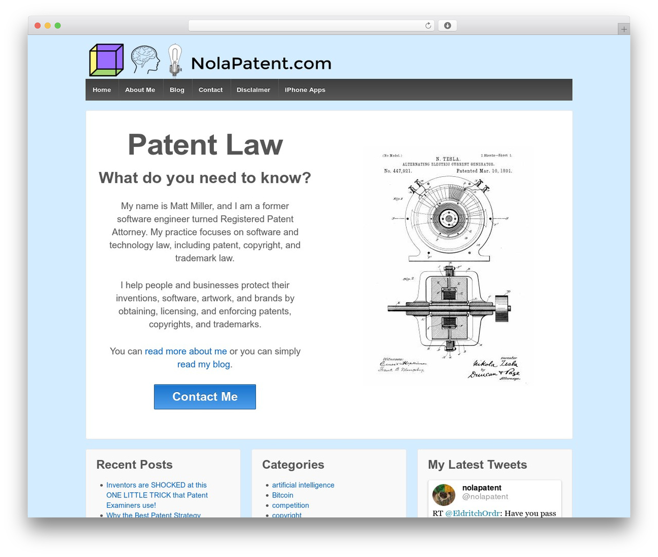 Responsive theme WordPress - nolapatent.com Responsive theme WordPress - nolapatent.com