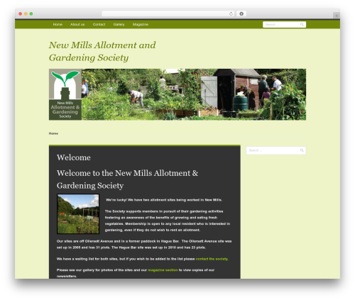Rumput Hijau WordPress theme - newmillsallotments.org.uk