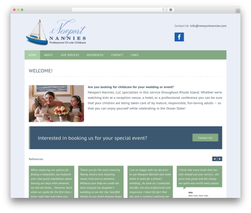 Theme WordPress Chooko Pro - newportnannies.com