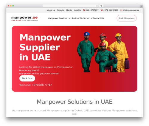 Theme WordPress Threadsys Twenty Twenty - manpower.ae