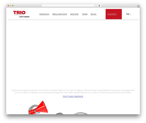 Trio theme WordPress - trio.ch