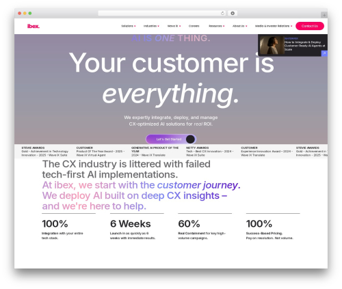 WaveIX WordPress website theme - waveix.ibex.co