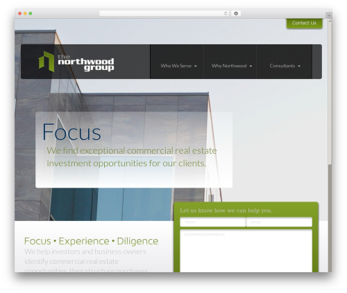 WordPress theme Forthgear - northwoodgrp.com
