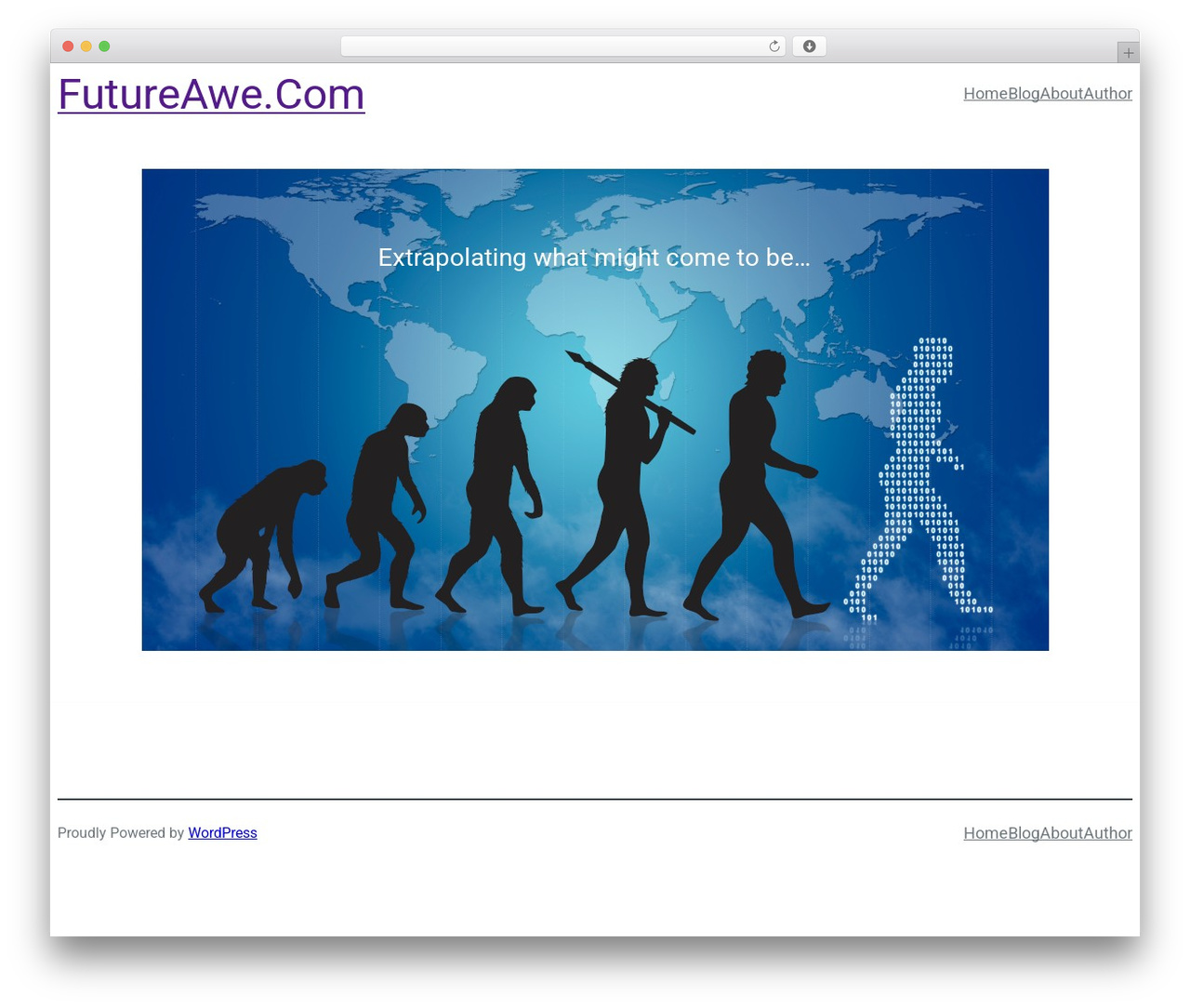 Arbutus free WordPress theme - futureawe.com