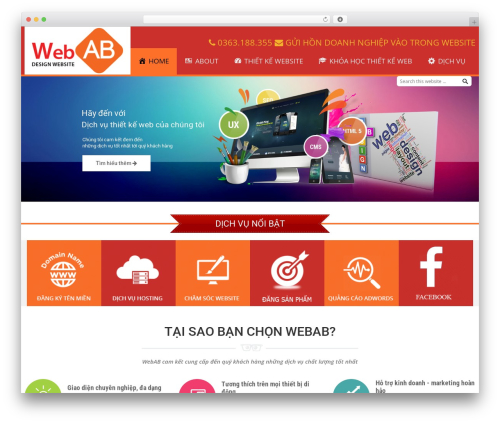 CrownWeb WordPress theme - webab.vn