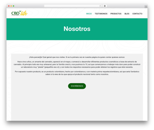 Derma Care free WordPress theme - cbdcolombia.life