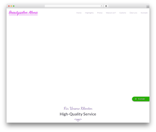 EDEM WordPress theme - beautysalonalona.ch