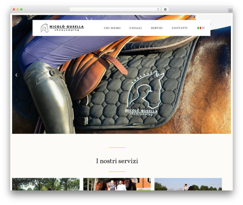 Equine theme WordPress - nicologusella-showjumping.com