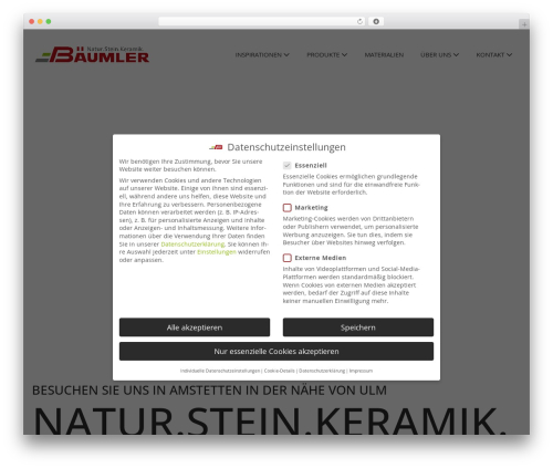 Sortable post grid WordPress plugin - baeumler-natursteine.de
