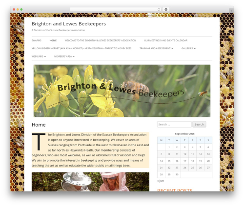 Theme WordPress Tiny Framework - brightonlewesbeekeepers.co.uk