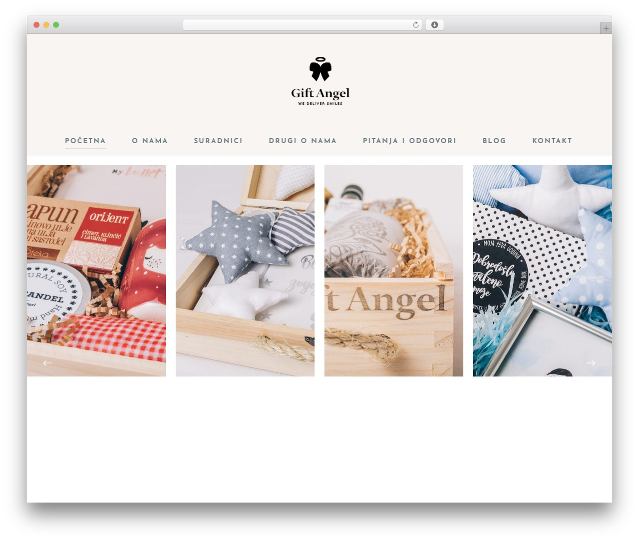 Theme WordPress Entre - giftangel.eu