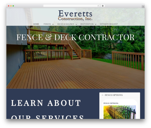 Toolset Starter WordPress theme - everettsconstruction.com