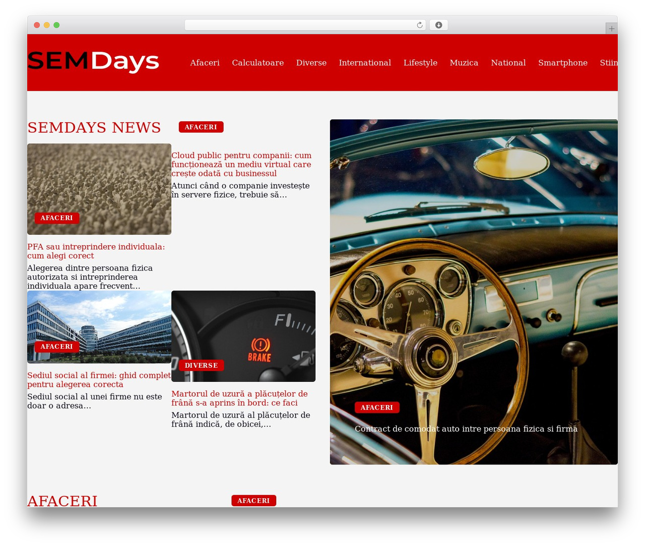 WordPress theme Blocksy - semdays.ro