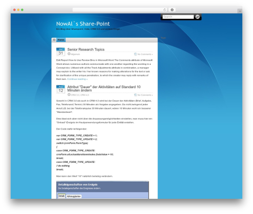 WordPress theme iTheme - nowal.de