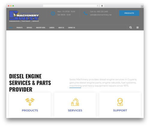 Zidex theme WordPress - swissmachinery.net
