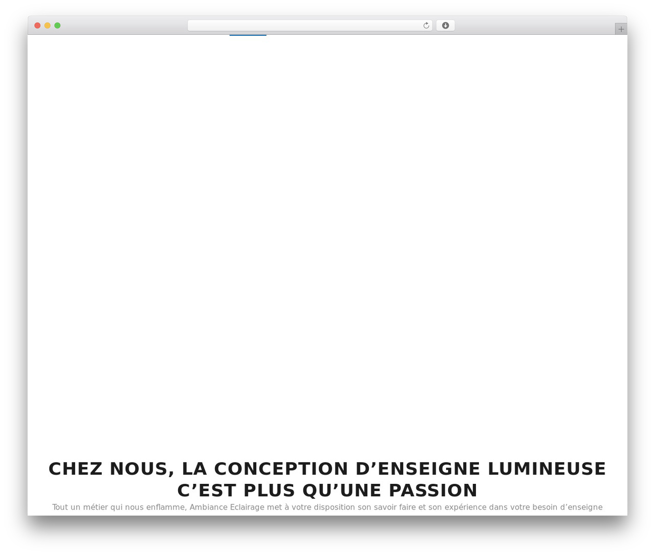 Best WordPress theme DFD Native - ambianceclairage.com