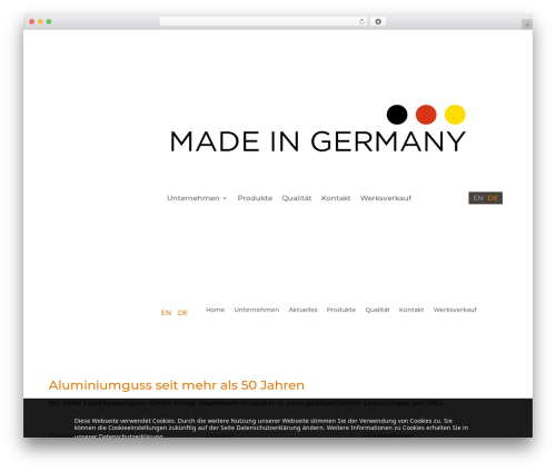 Divi Everscreen top WordPress theme - lmw-leichtmetall.de