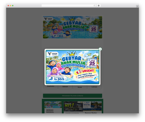 Donasiaja WordPress plugin - yasapeduli.or.id