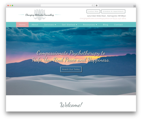Genesis WordPress theme - changingattitudescounseling.com