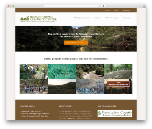 Paradigm Pro WordPress theme - navarroriver.org