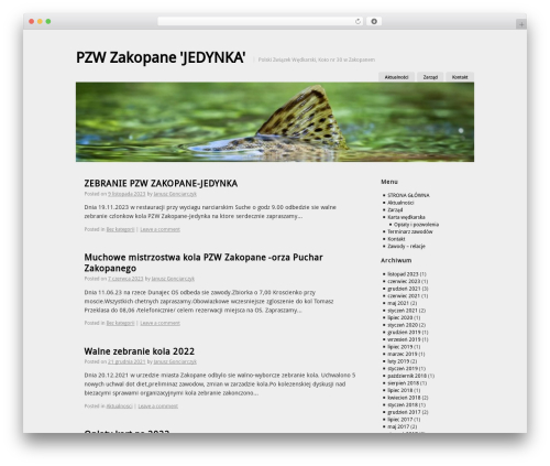 Skeleton Plus WordPress theme - pzwzakopane.org