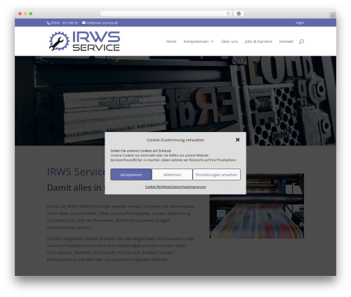 Theme WordPress Divi - irws-service.de