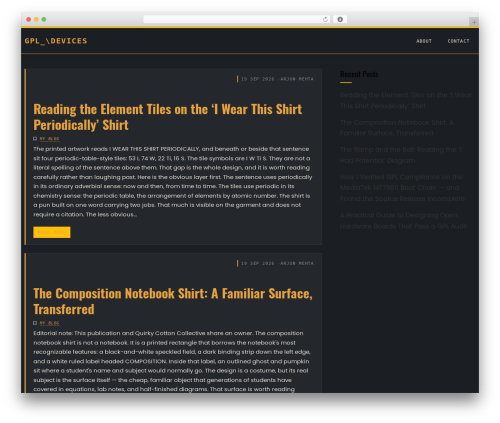 Total WordPress theme - gpl-devices.org Total WordPress theme - gpl-devices.org